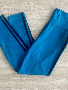 adidas Bright Aqua Sports Top with White Logo